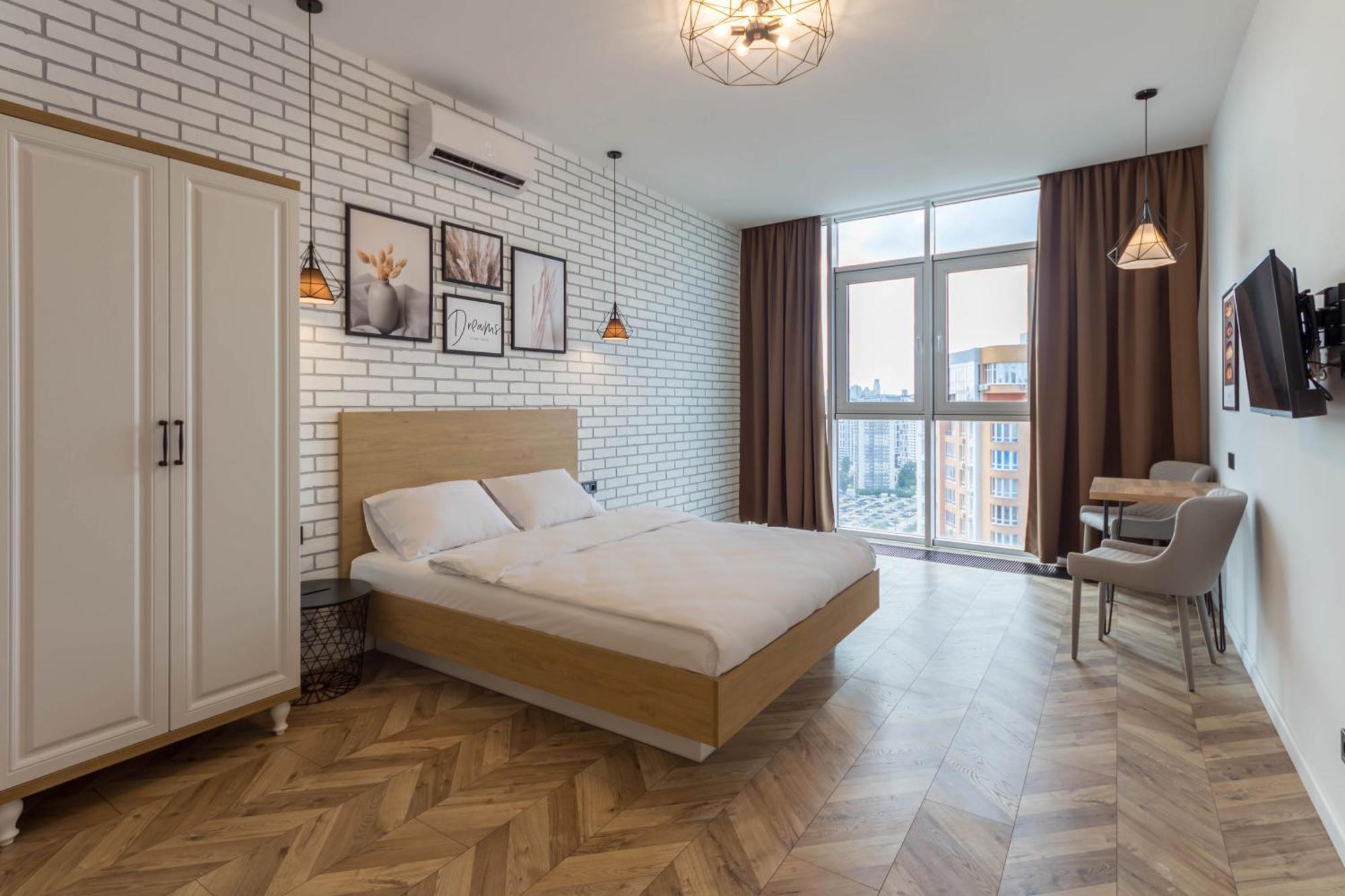Design Apartments With Panoramic View Kiev Buitenkant foto