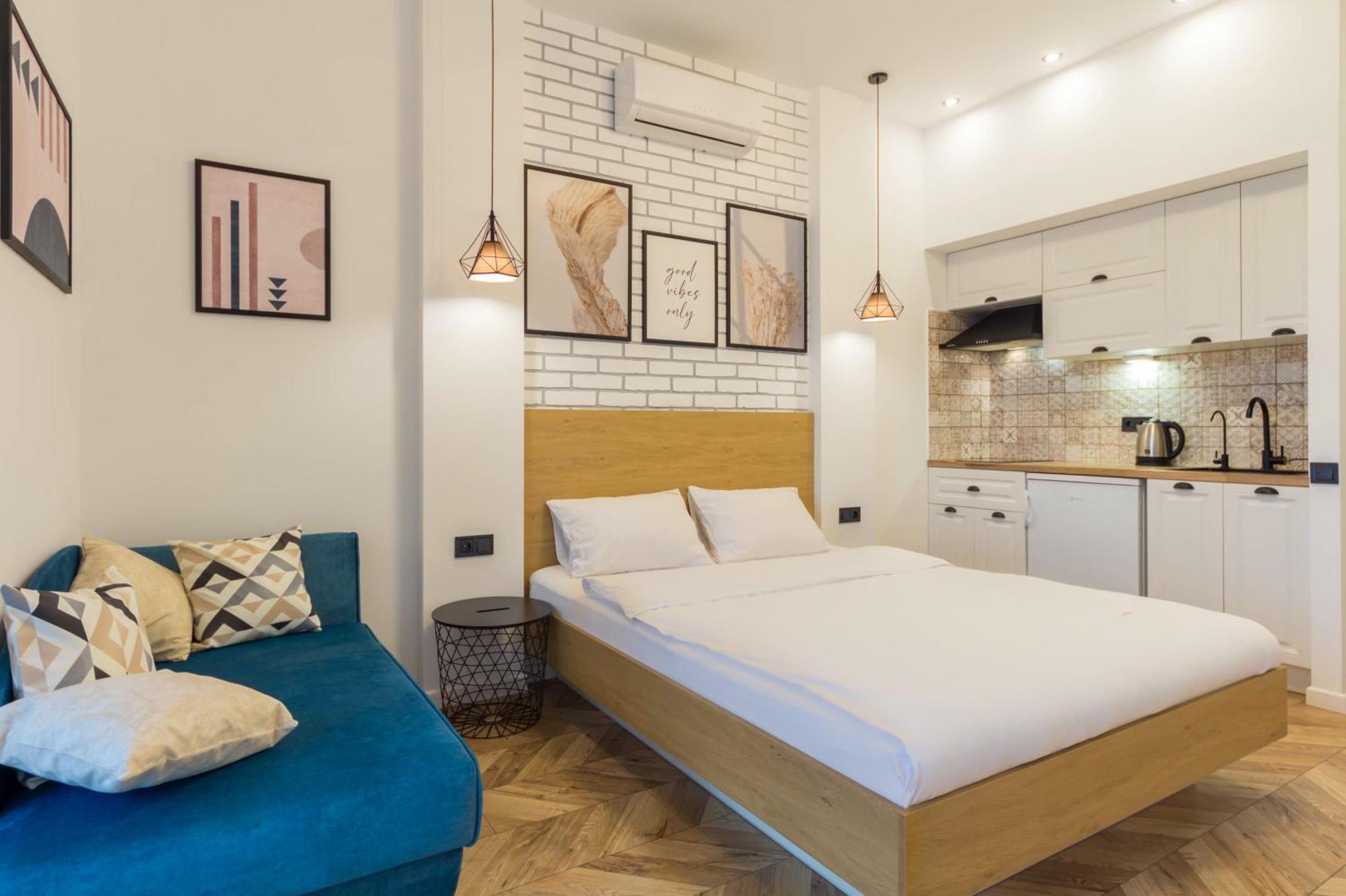 Design Apartments With Panoramic View Kiev Buitenkant foto